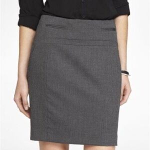 Express Gray Pencil Skirt (Size 00)